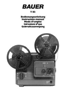 Manual Bauer T82 Projector