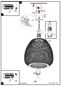 Instrukcja Eglo 43261 Lampa