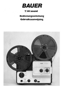 Manual Bauer T141 Sound Projector