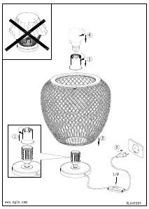 Manual Eglo 43267 Lampă