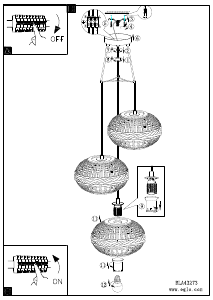 Mode d’emploi Eglo 43273 Lampe