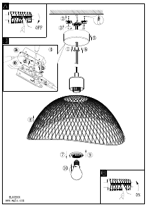 Manuale Eglo 43304 Lampada