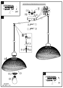 Manual Eglo 43306 Lampă