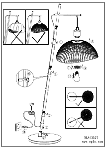 Manuale Eglo 43307 Lampada