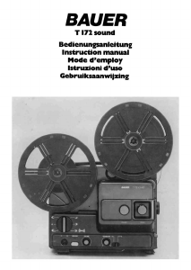 Manuale Bauer T172 Proiettore