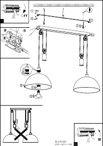 Manual de uso Eglo 43436 Lámpara