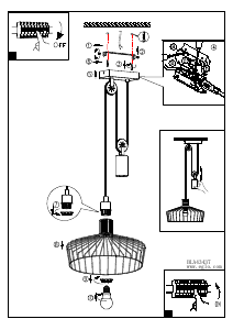 Manual Eglo 43437 Lampă