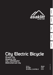 Manual Asaklitt City Electric Bicycle