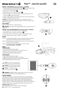 Manuál Blackburn Flea Cyklosvítilna