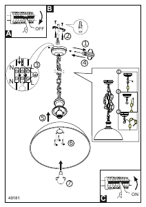 Manuale Eglo 49181 Lampada