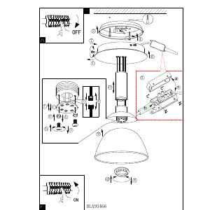 Mode d’emploi Eglo 93466 Lampe