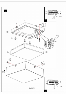 Manual Eglo 94874 Lampă