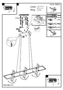 Manuale Eglo 96816 Lampada