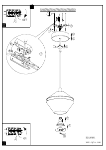 Mode d’emploi Eglo 98681 Lampe