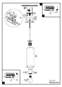 Bruksanvisning Eglo 98694 Lampa