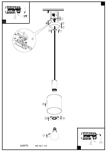 Manual Eglo 98752 Lampă