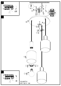 Manuale Eglo 98754 Lampada