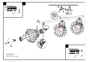 Manuale Eglo 98764 Lampada