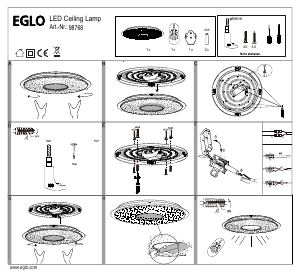 Посібник Eglo 98768 Лампа
