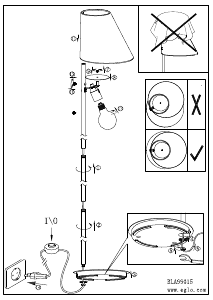 Mode d’emploi Eglo 99015 Lampe