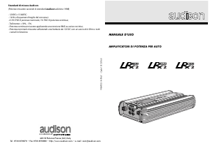 Manuale Audison LRX2 250 Amplificatore auto