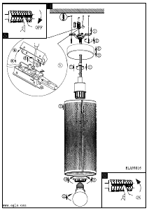 Manuale Eglo 99016 Lampada