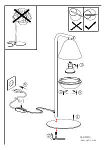 Manual Eglo 99035 Lampă