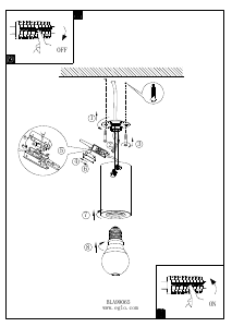 Bruksanvisning Eglo 99065 Lampa