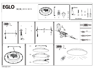 Manual Eglo 99119 Lampă