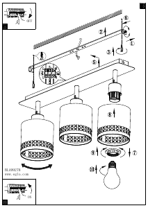 Hướng dẫn sử dụng Eglo 99278 Đèn