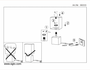 Manual de uso Eglo 99333 Lámpara