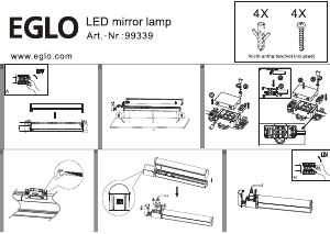 Manuale Eglo 99339 Lampada