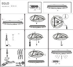 Bruksanvisning Eglo 99343 Lampa