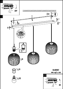 Instrukcja Eglo 99367 Lampa