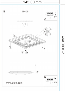 Handleiding Eglo 99405 Lamp