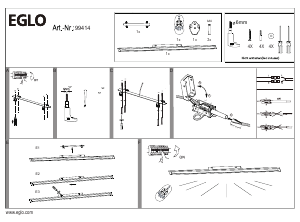 Manual Eglo 99414 Lampă