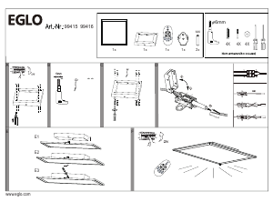 Manuale Eglo 99416 Lampada