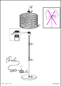 Manuale Eglo 99507 Lampada