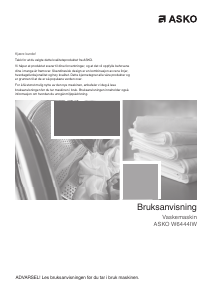 Bruksanvisning Asko W6444IW-NOR Vaskemaskin