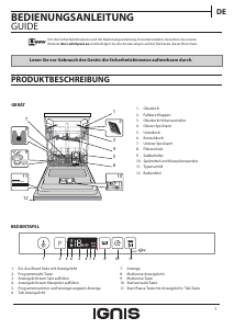 Bedienungsanleitung Ignis ACIC 3C24 Geschirrspüler