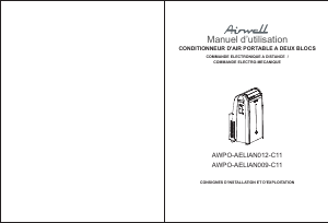 Mode d’emploi Airwell AWPO-AELIAN009-C11 Climatiseur