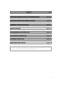 Bedienungsanleitung Ignis ADL 951/1 WH Geschirrspüler