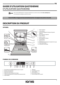 Mode d’emploi Ignis GIC 3C26 Lave-vaisselle