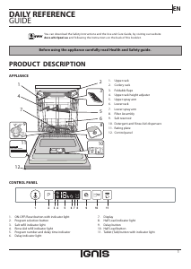 Manual Ignis GIC 3C26 F Dishwasher