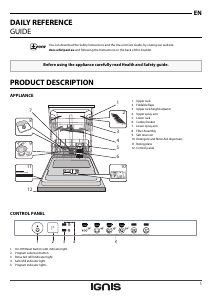 Manual Ignis GIE 2B19 Dishwasher