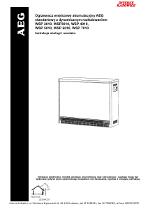 Instrukcja AEG WSP 6010 Ogrzewacz