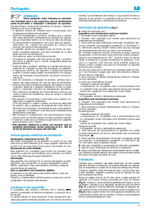 Manual Ignis AFE 548/H Congelador