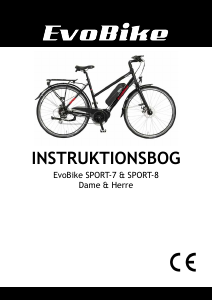 Brugsanvisning EvoBike Sport-7 Elcykel