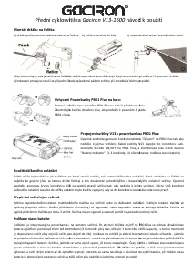 Manuál Gaciron V13-1600 Cyklosvítilna