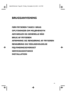 Brugsanvisning Ignis CVB 13 Fryser